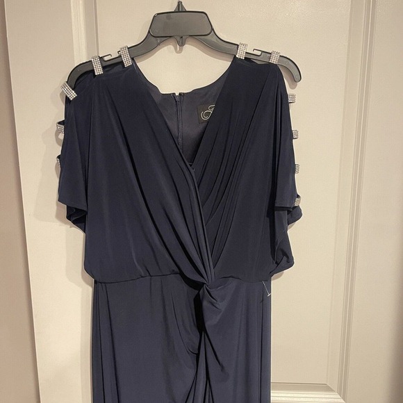 Alex Evenings Midnight Blue Maxi Dress - Picture 3 of 9